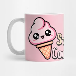 Stay Cool! Cute Ice Cream Puns Mug